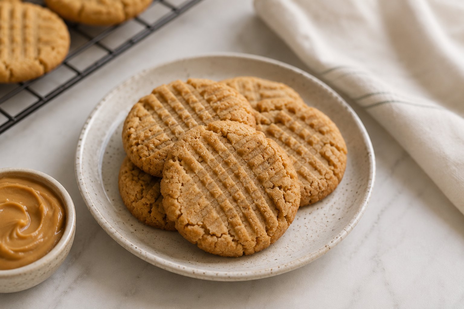 Signature peanut butter cookies